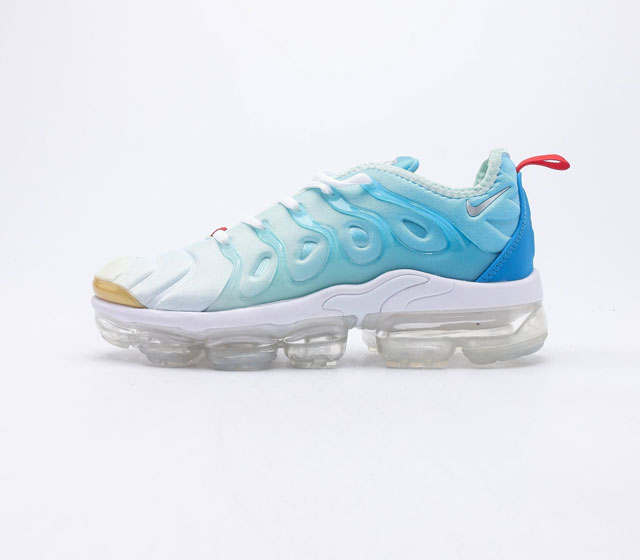 经典配色 全新耐克Nike Air Vapormax PlusTM蒸汽大气垫百搭休闲运动慢跑鞋 耐克 原档案Flyknit鞋面 新全掌气垫管道缓震大底 尺码 见