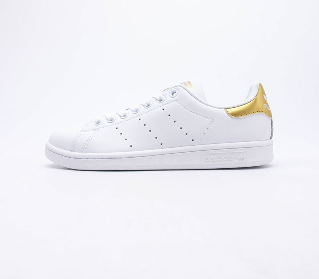 阿迪达斯三叶草 Adidas Originals Stan Smith Leather史密斯经典百搭复古休闲运动板鞋 阿迪达斯 高密度丽新布中底拉帮工艺 尺码