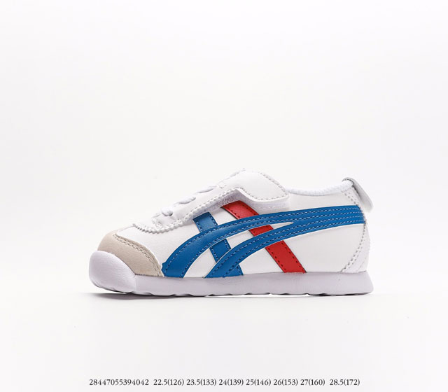 童鞋 鬼冢虎Onitsuka Tiger MEXICO66 复古经典休闲鞋注意 图下方显示为实际脚长 单位毫米[手工测量 可能存在5毫米左右的误差]