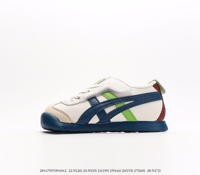 童鞋 鬼冢虎Onitsuka Tiger MEXICO66 复古经典休闲鞋注意 图下方显示为实际脚长 单位毫米[手工测量 可能存在5毫米左右的误差]