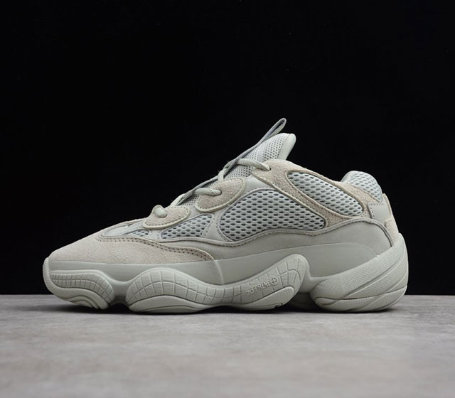 Get金标黑扣 全新批次出货 Adidas Yeezy500 Salt 盐雾配色 EE7287 Size 36 36.5 37 38 38.5 39 40 40