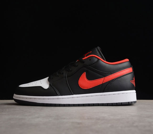 Air Jordan 1 Low White Toe AJ1 乔1小黑红脚趾 低帮篮球鞋 553558-063 SIZE 36 36.5 37.5 38 38