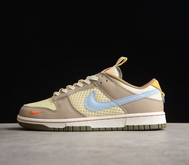 性价版 Nk Dunk Low Retro Cartoon 卡通主题 SB低帮运动休闲板鞋 DX6038-741 尺码 36 36.5 37.5 38 38.