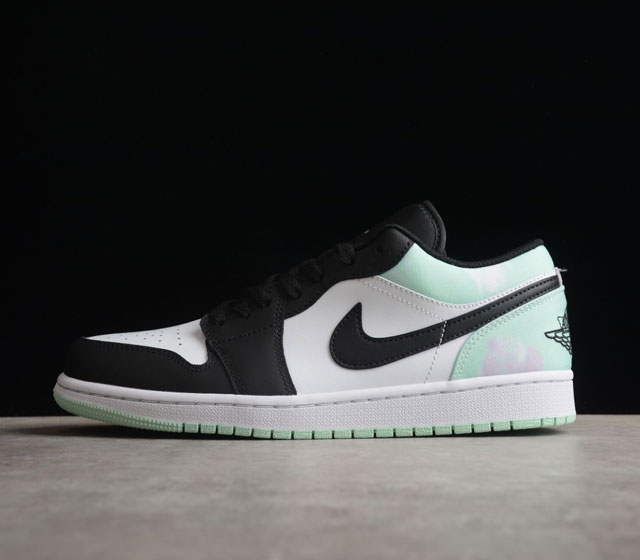 CJ版本 Air Jordan 1 Low AJ1 乔1扎染 低帮休闲板鞋 DM1199-100 SIZE 35.5 36 36.5 37.5 38 38.5