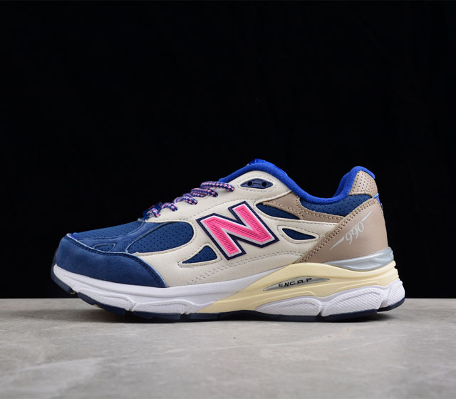 New Balance NB990系列 高端美产复古休闲跑步鞋 M990KH3 尺码 36 37 37.5 38 38.5 39 40 40.5 41 42