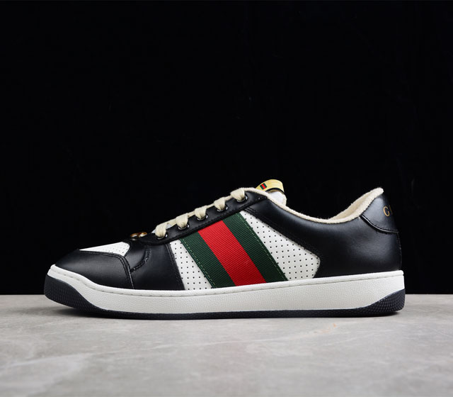 古驰GUCCI Ace Embroidered Low-Top拼色刺绣系列低帮潮流百搭休闲板鞋 全配色出击 无胶工艺 无胶走线 采用进口小牛皮 内里牛皮 大底