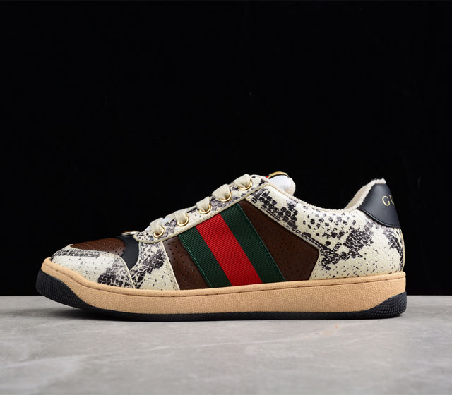 古驰GUCCI Ace Embroidered Low-Top拼色刺绣系列低帮潮流百搭休闲板鞋 全配色出击 无胶工艺 无胶走线 采用进口小牛皮 内里牛皮 大底