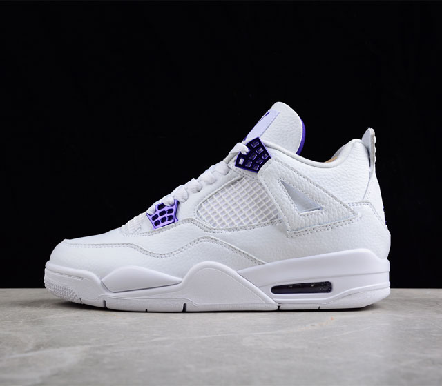 性价比 Air Jordan 4 Court Purple AJ4 乔4白紫 头层真标 CT8527-115 尺码 36 36.5 37.5 38 38.5