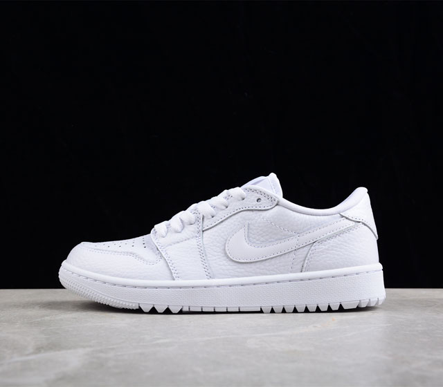 CJ版纯原 ir Jordan 1 Low Golf Triple White AJ1 乔1全新高尔夫版 全白配色 DD9315-101 尺码 35.5 36