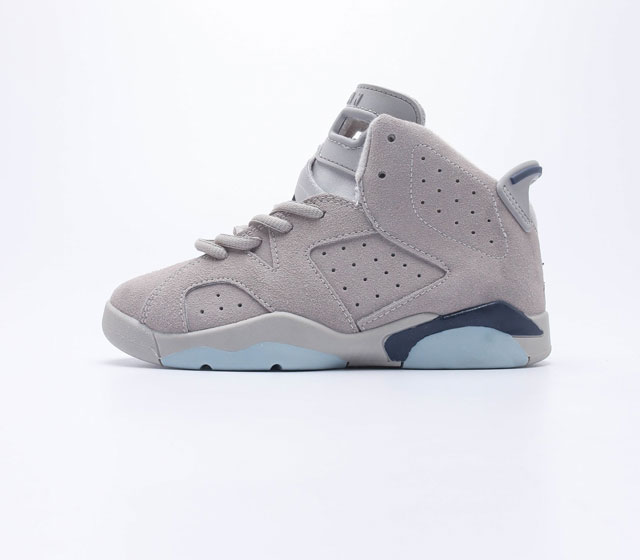 童鞋 耐克儿童运动鞋 Nike Air Jordan 6 Retro 篮球鞋 中大童慢跑鞋 迈克尔 乔丹的第六代签名鞋在 1990-1991 赛季首次亮相 彼