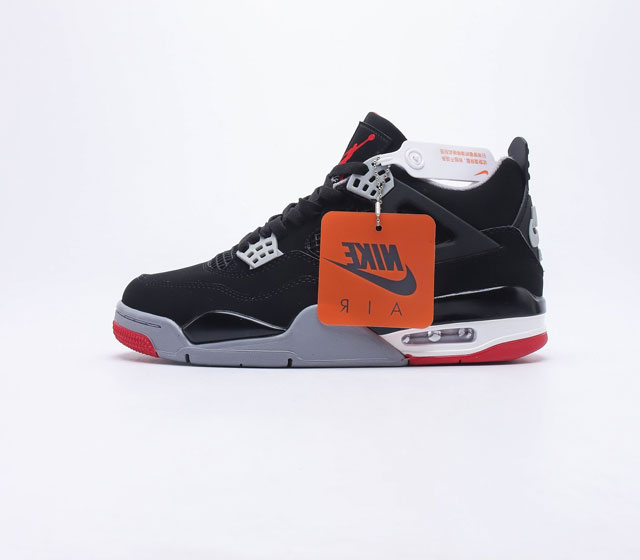 公司级耐克Nike Wmns Air Jordan 4 Retro Canyon Purple AJ4代中帮复古休闲运动文化篮球鞋皮鞋面材质#缜密定位拉帮及注