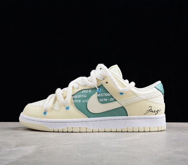 性价版 Futura x Nike Dunk Low SB联名 解构绑带滑板鞋 DJ6188-100 尺码 36 36.5 37.5 38 38.5 39 4