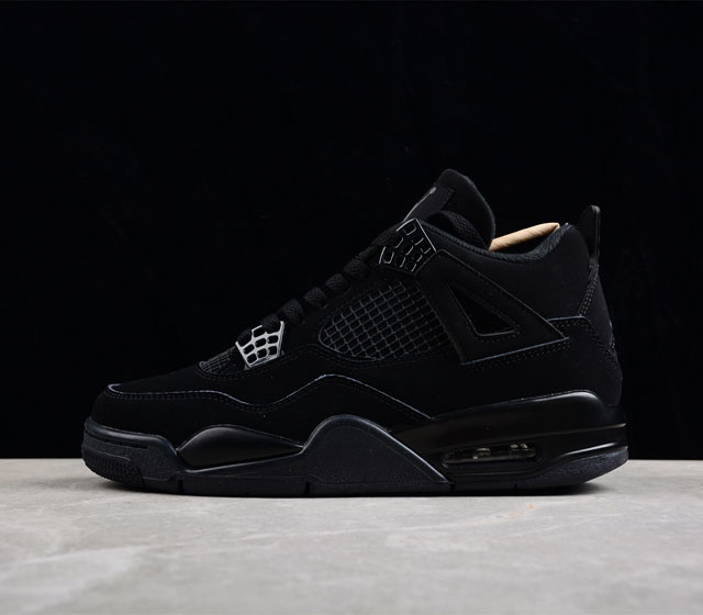 Air Jordan 4 Retro Black Cat AJ4 乔4黑猫 头层磨砂 CU1110-010 尺码 40 40.5 41 42 42.5 43