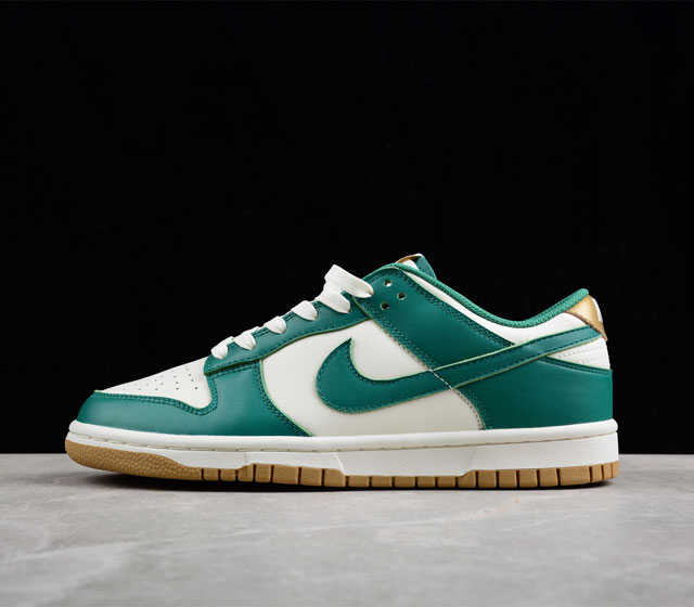 Nk Dunk Low Green and Gold 清爽绿配色 SB扣篮系列低帮休闲运动滑板鞋 FB7173-131 尺码 36 36.5 37 38 38