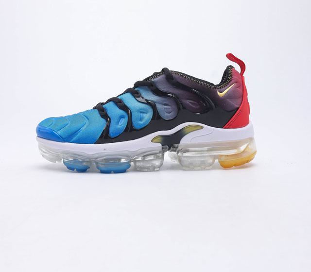 真气垫经典配色 全新耐克Nike Air Vapormax Plus 蒸汽大气垫百搭休闲运动时尚慢跑鞋潮 耐克 原档案Flyknit鞋面 新全掌气垫管道缓震大