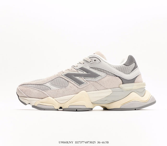 新百伦Concepts x NB9060GreySliverRed wine系列复古百搭老爹风休闲运动跑步鞋 浅灰银红酒红 #采用台产进口固色翻毛革组合三明治网