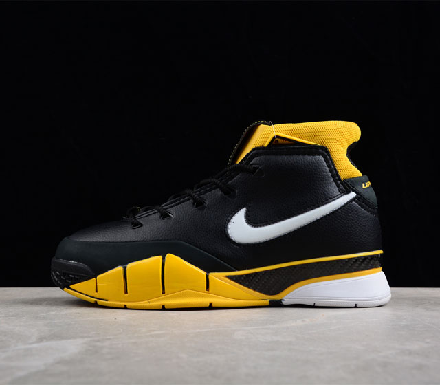 Nike Kobe 1 Protro Black Maize 2018 科比1代 黑黄 复古篮球鞋专业实战篮球鞋 AQ2728-003 尺码 40 40.5