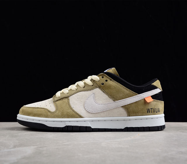 WTVUA x Nk SB Dunk Low 联名 军绿 扣篮系列低帮休闲运动滑板板鞋 WT1233-028 尺码 36 36.5 37.5 38 38.5