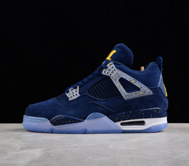 性价版 Air Jordan 4 Retro AJ4 乔4蔚蓝色 定制款篮球鞋 AJ4-1036660 尺码 40 40 40.5 41 42 42.5 43