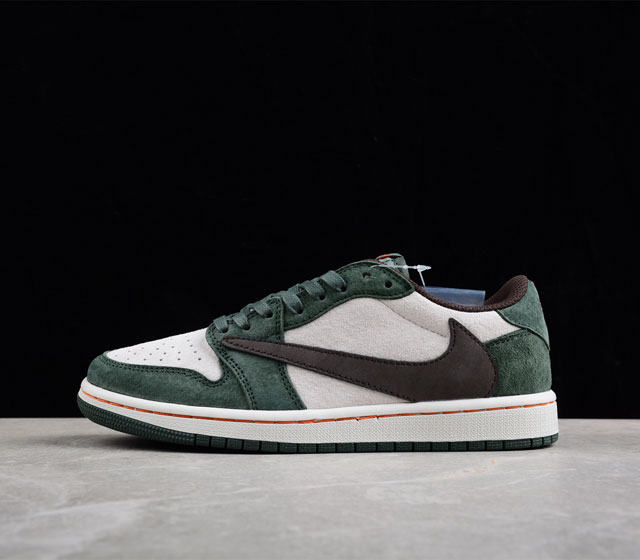 Travis Scott x Air Jordan 1 Low OG AJ1 乔1反转倒勾 联名款休闲运动篮球鞋 DM7866-686 尺码 36 36.5