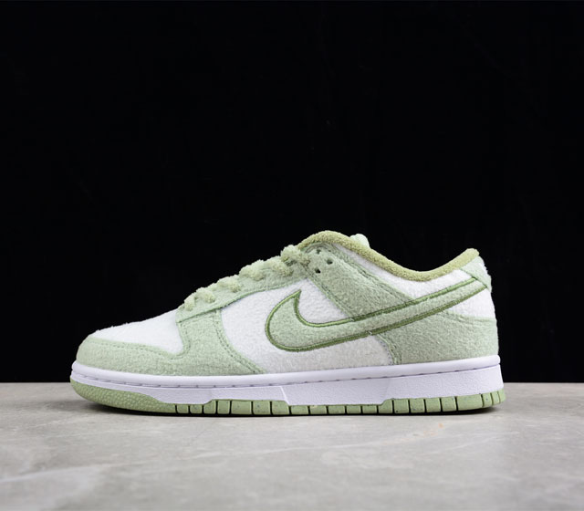 Nk SB Dunk Low 羊毛白绿 SB低帮运动休闲板鞋 DQ7579-300 尺码 36 36.5 37.5 38 38.5 39 40 40.5 41