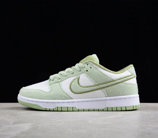 Nk SB Dunk Low 羊毛白绿 SB低帮运动休闲板鞋 DQ7579-300 尺码 36 36.5 37.5 38 38.5 39 40 40.5 41