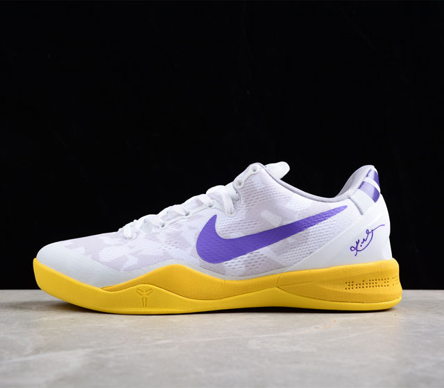 Nike Zoom Kobe 8 湖人主场纯原篮球鞋 639655-900 尺码 40 40.5 41 42 42.5 43 44 44.5 45 46