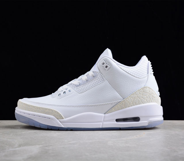 Air Jordan Pure Money AJ3 乔3纯白爆裂 136064-111 尺码 40 40.5 41 42 42.5 43 44 44.5 45