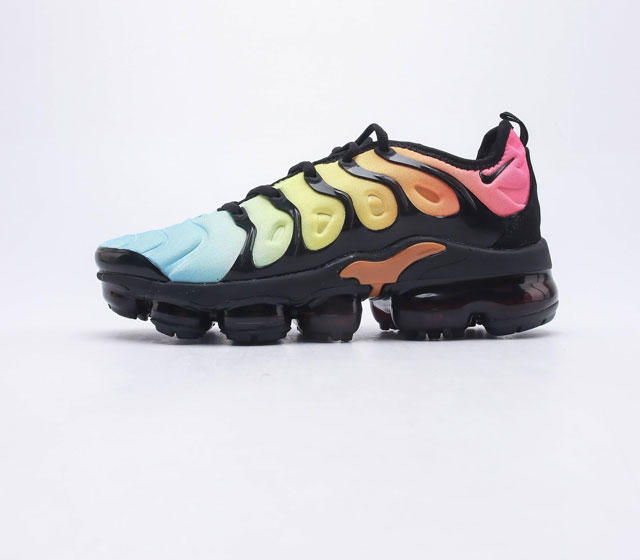 经典配色 全新耐克Nike Air Vapormax Plus 蒸汽大气垫百搭休闲运动时尚慢跑鞋潮男鞋 耐克 原档案Flyknit鞋面 新全掌气垫管道缓震大底