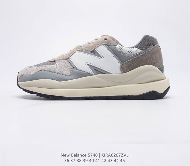 新百伦 New Balance NB5740系列复古男女运动鞋百搭厚底增高慢跑鞋 此款运动鞋凭借多种严选的优质素材重塑出让人耳目一新又充满层次感的革新中低结构