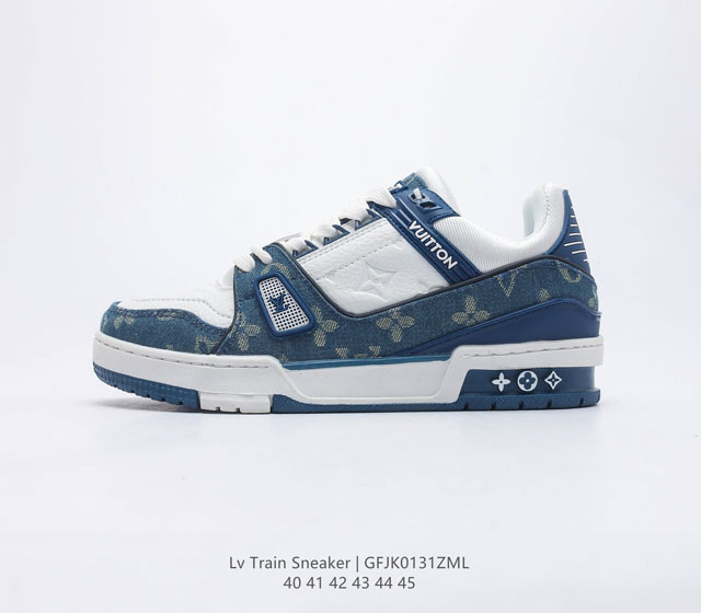 全新LV运动鞋 路易威登Louis vuitton Trail Sneaker Low休闲运动文化百搭篮球板鞋 原装一致TPR光泽鞋底#耐弯折滴塑支持片#鞋垫 - 点击图像关闭