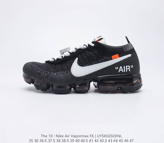 真标 Nike Air VaporMax FK 全掌缓震气垫跑鞋时尚运动鞋 采用弹力十足的 Flyknit 材料 轻盈透气 易于穿搭 搭配柔软鞋口 勾勒脚踝线 - 点击图像关闭