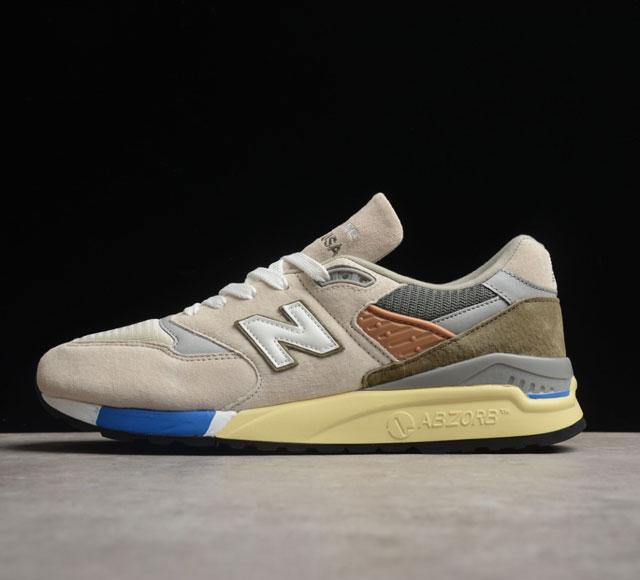 New Balance 998系列 高端美产复古休闲跑步鞋 M998TN2 采用原厂材料和胶水 供货天猫 混迹各大专柜 商场全套模具 前后掌分段组合大底纯原装