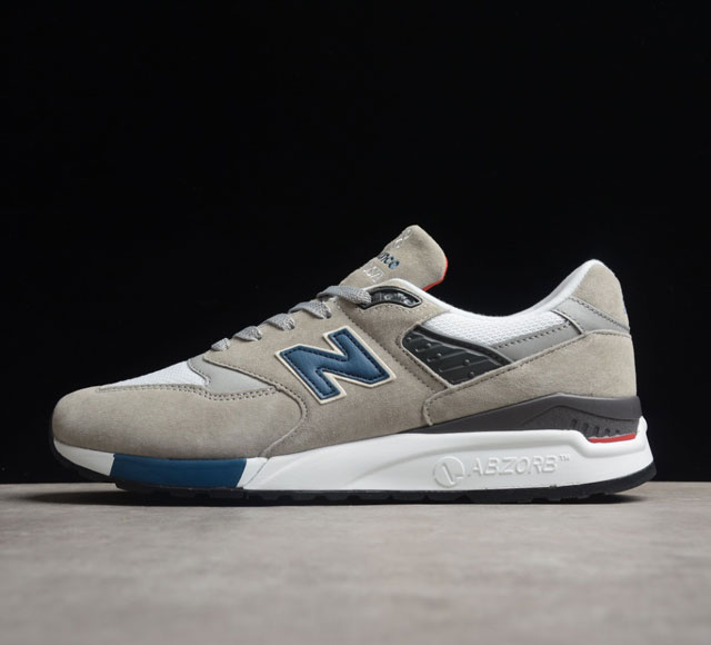 New Balance 998系列 高端美产复古休闲跑步鞋 M998RR 采用原厂材料和胶水 供货天猫 混迹各大专柜 商场全套模具 前后掌分段组合大底纯原装皮