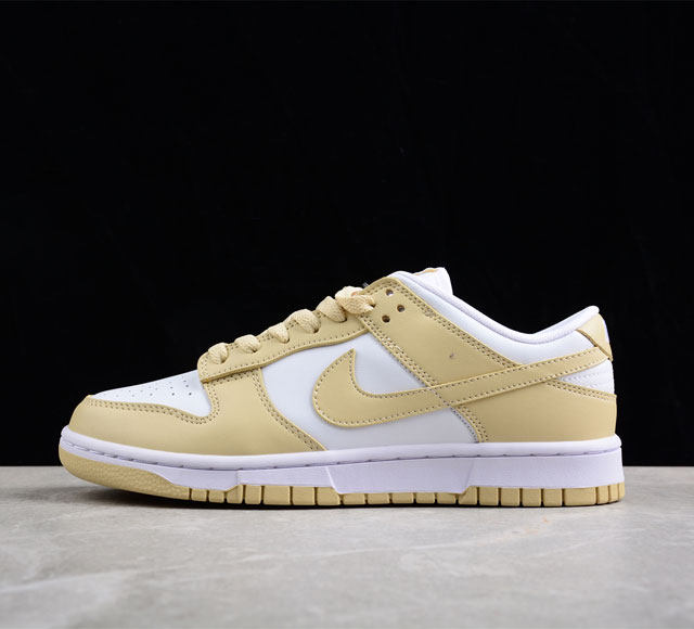 性价版 Nk SB Dunk Low 白杏配色 SB扣碎篮板低帮板鞋 DV0833-100 尺码 36 36.5 37.5 38 38.5 39 40 40.