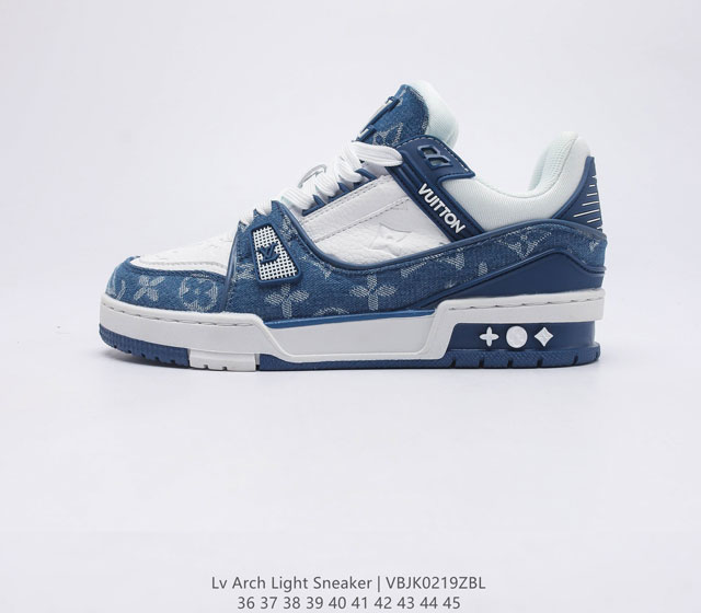 驴牌 LV Arch Light Sneaker 运动鞋系列 新配色 潮男女士板鞋 原版开模耗时研发 高端正确品质独家出货 各方面做工细节完全区别市场版本 原