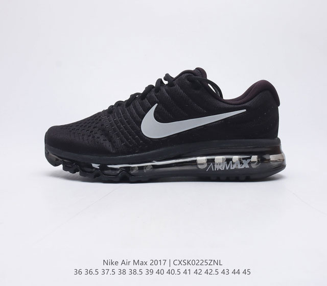 公司级 NIKE 耐克 Air Max 2017 男女士跑鞋全掌气垫缓震休闲运动跑步鞋 NikeAir Max2017是Nike Air Max系列的2017