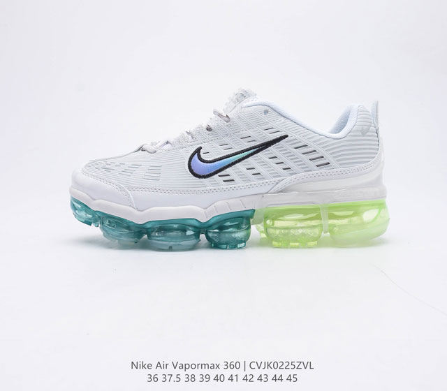 Nike耐克AirVaporMax360休闲复古全掌气垫缓震运动慢跑鞋 Nike Air VaporMax 360 男女子运动鞋的设计灵感源自 Air Max