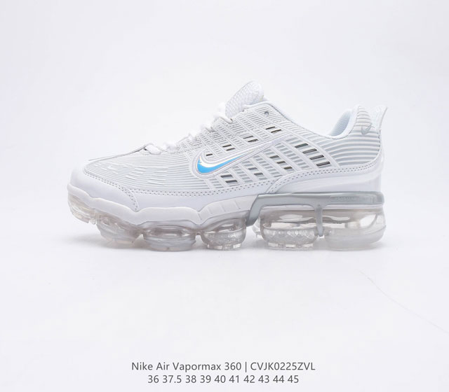 Nike耐克AirVaporMax360休闲复古全掌气垫缓震运动慢跑鞋 Nike Air VaporMax 360 男女子运动鞋的设计灵感源自 Air Max