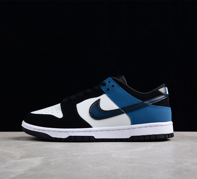 Nk Dunk Low Industrial Blue 黑白蓝 SB低帮运动休闲板鞋 FD6923-100 尺码 36 36.5 37.5 38 38.5 3