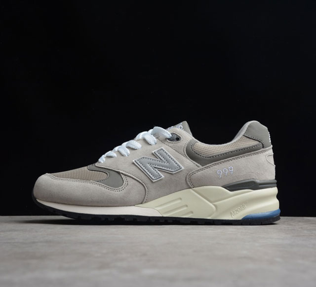 New Balance 999系列 高端美产复古休闲跑步鞋 ML999GR 尺码 39.5 40 40.5 41 42 42.5 43 44 #采用台产猪巴革