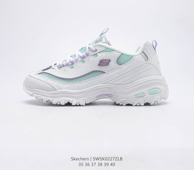 爆款 斯凯奇 斯凯捷 女士老爹鞋 真标新品 韩国明星们的新宠思凯奇SKECHERS MH2 熊猫系列运动鞋 韩国街头除了NB鞋之外就是这个运动鞋了.EVU增高