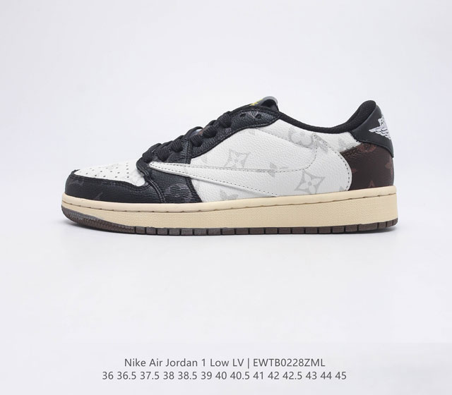 耐克 乔丹Air Jordan 1 Low AJ1 WH LV 乔1 Louis 复古文化休闲运动篮球鞋 凭借出色的性能和吸睛的外观 Air Jordan直是