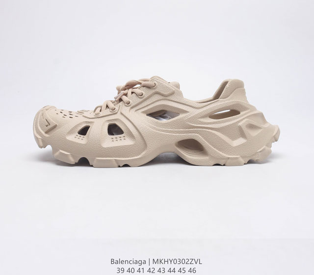 公司级Balenciaga AW22 HD Sneaker 巴黎世家秋冬走秀新款洞洞鞋凉鞋 Size 39 46 编码 MKHY0302ZVL