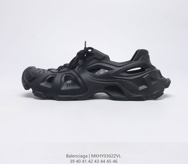 公司级Balenciaga AW22 HD Sneaker 巴黎世家秋冬走秀新款洞洞鞋凉鞋 Size 39 46 编码 MKHY0302ZVL