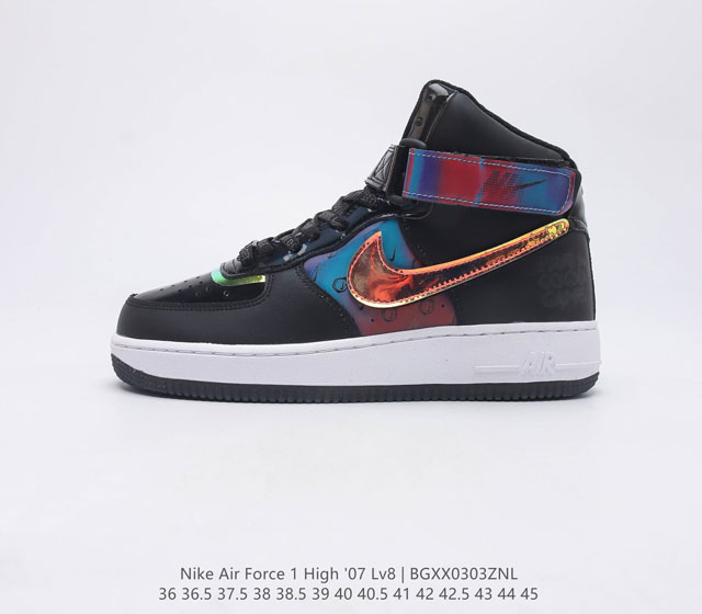 耐克 Nike Air Force 1 High 07 LV8 空军一号高帮百搭休闲板鞋 内嵌式Air Sole气垫缓震系统 横跨复古与现代的外型结合 造就出