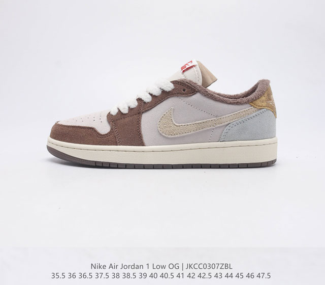 耐克 乔丹Air Jordan 1 Low AJ1 乔1 低帮复古文化休闲运动篮球鞋 1985 年面世的 年款汲取设计灵感 采用简洁大方的经典外观 熟悉中带一