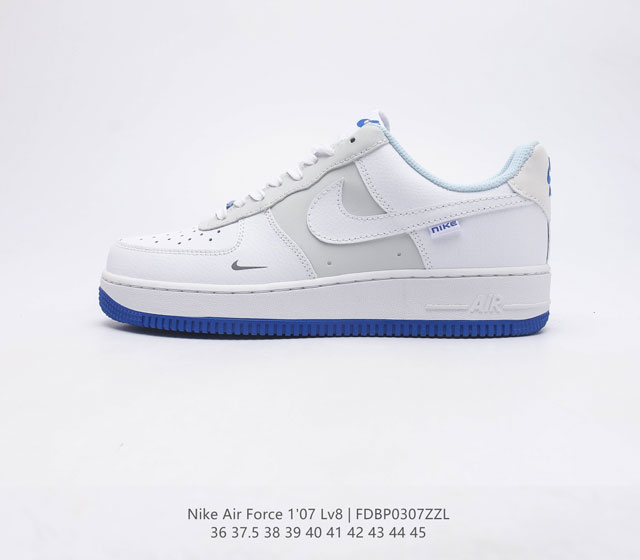 耐克 Nike Air Force 1 07 空军一号运动鞋时尚休闲男女士篮球板鞋 设计灵感源自摔跤运动 助你发挥天赋 震撼全场 华丽设计搭配优质组合拼接鞋面