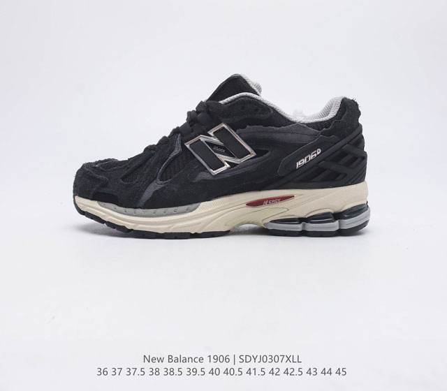 公司级复刻千禧美学 革新跑鞋经典 NB新百伦New Balance M1906R系列复古老爹风休闲运动慢跑鞋 货号 M1906DD 尺码 36 37 37.5