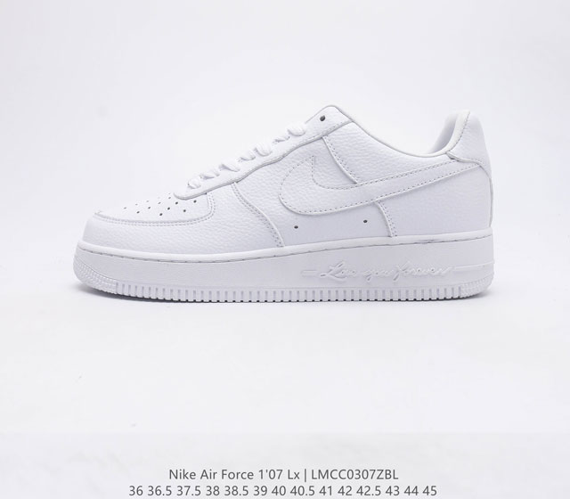 真标 耐克 Nike Air Force 1 07 LX 空军一号男女子运动鞋复古篮球鞋 巧妙结合复古美学和新潮魅力 旨在致敬 40 年来风靡世界的 年款篮球